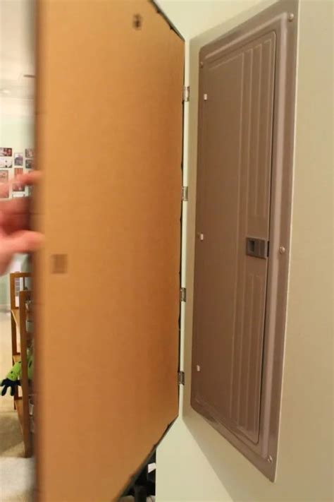 how to conceal electrical box|internal electric box cover.